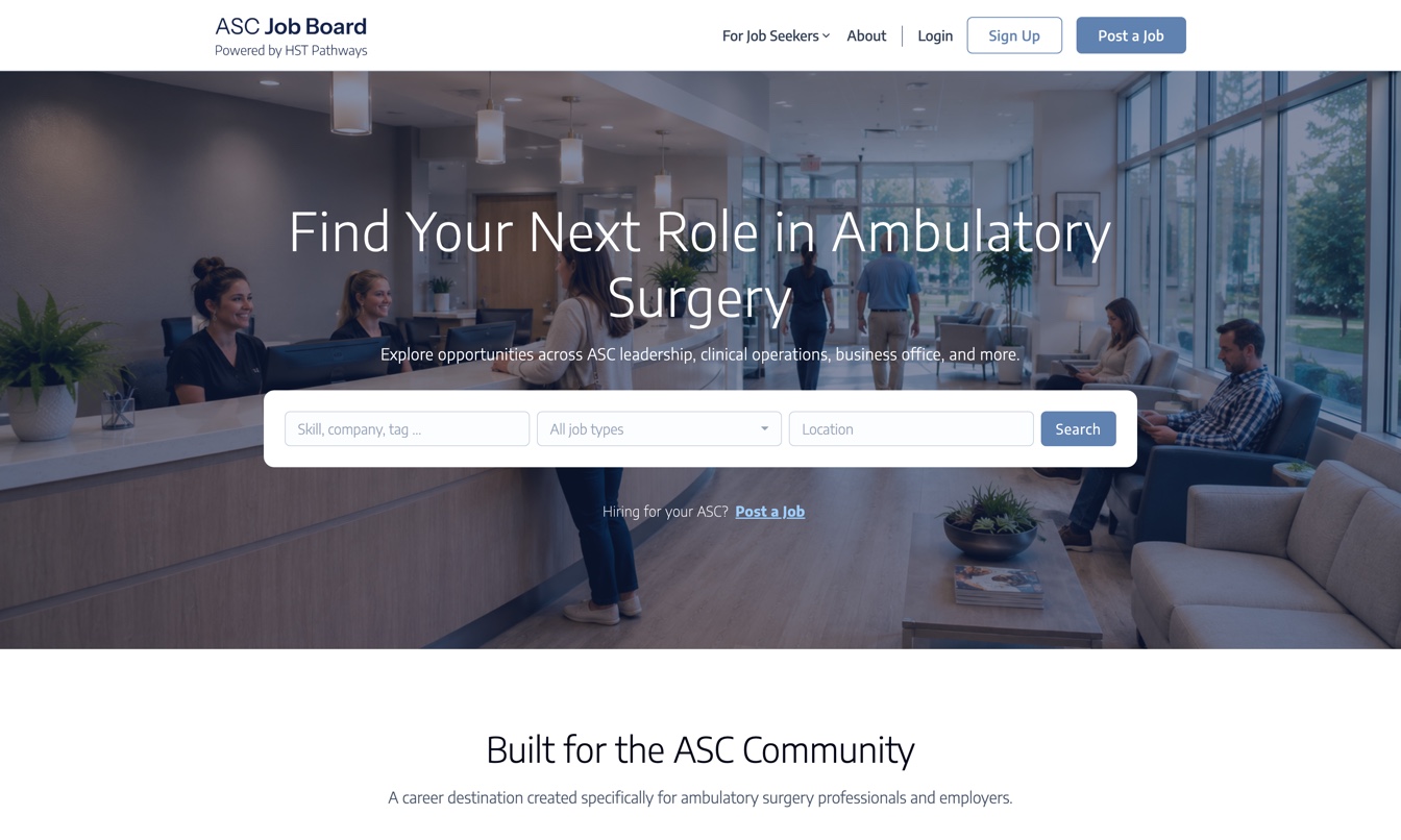 ASC Job Board by HST Pathways