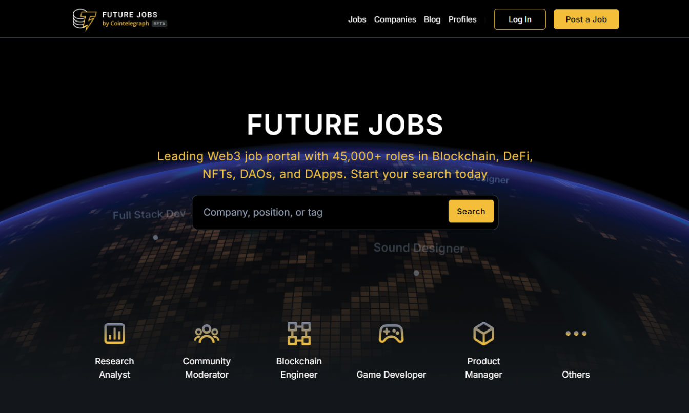 Web3 Job Board by Cointelegraph