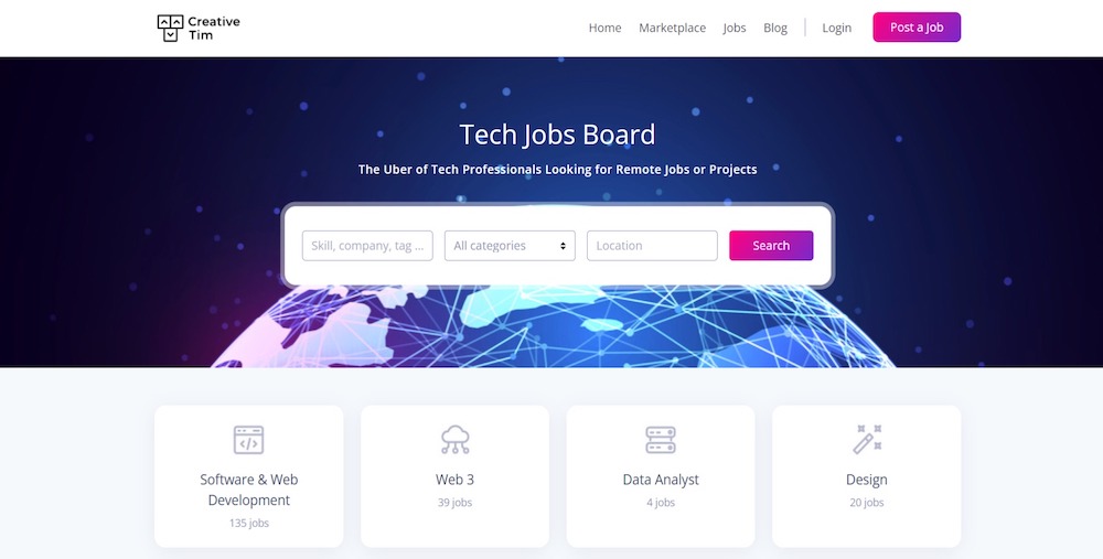 Creative Tim Jobs