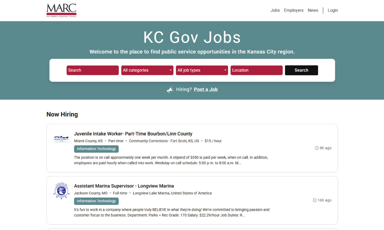 KC Gov Jobs