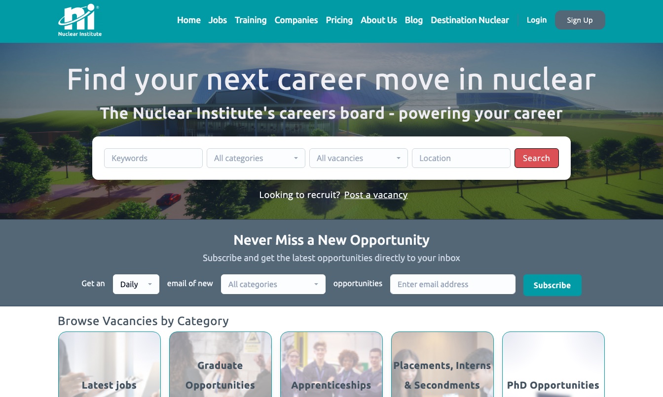 Nuclear Institute Careers