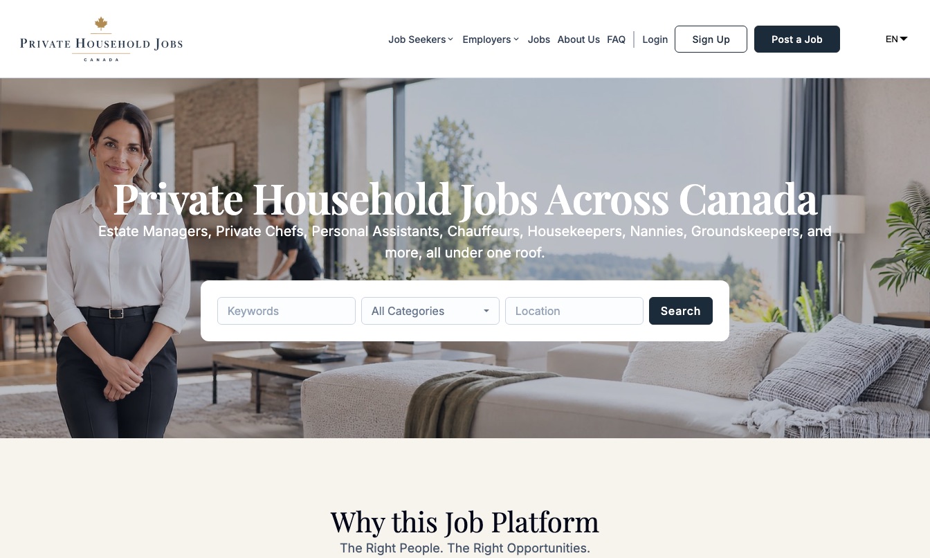 Private Household Jobs
